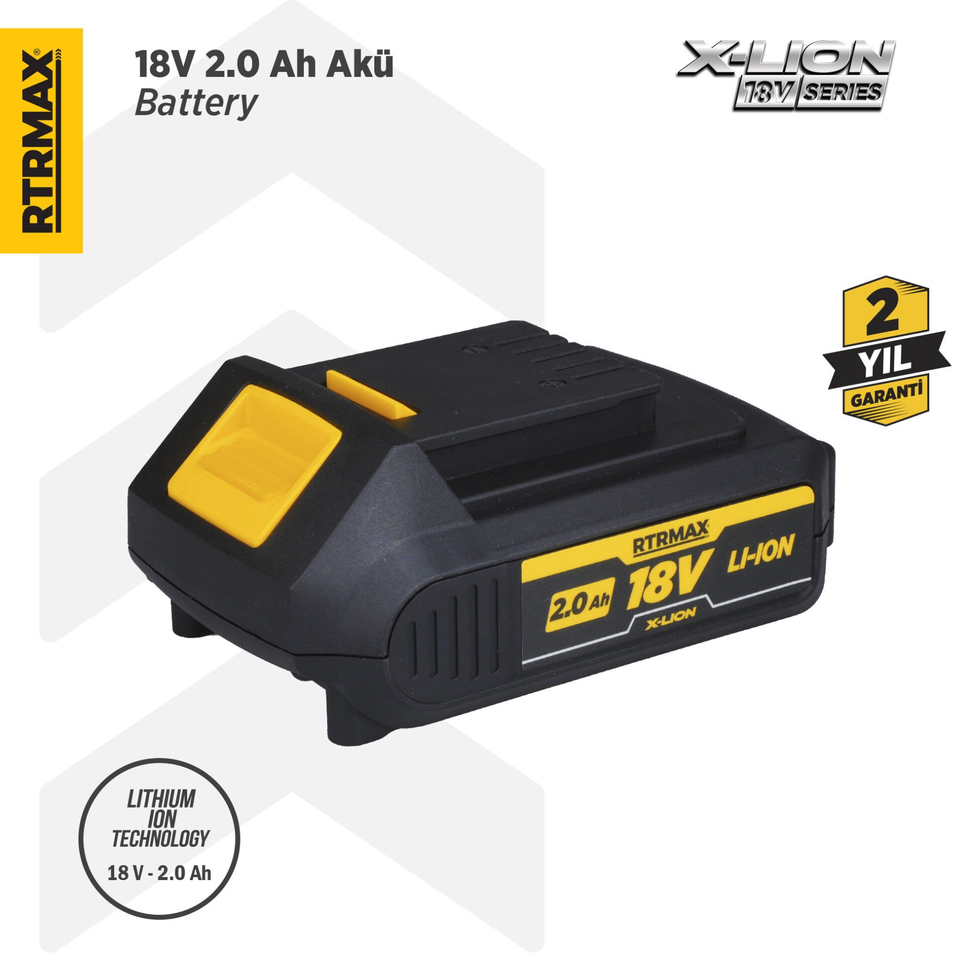 RTX1802 X-Lion Akü Yedek Batarya 2.0 Ah