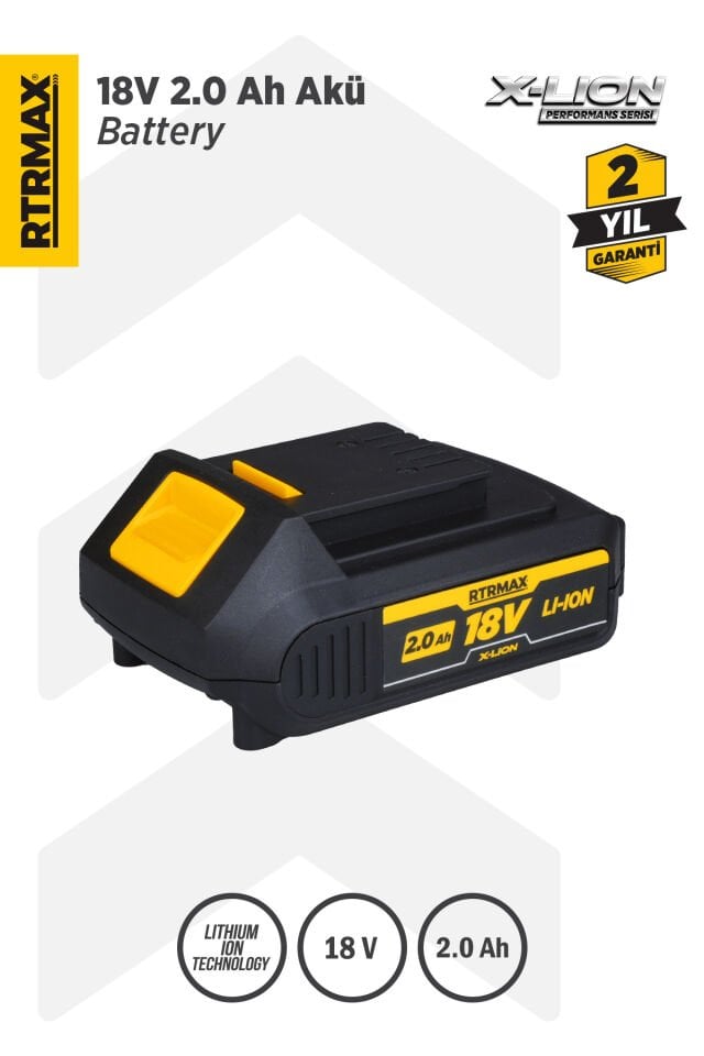 RTRMAX RTX1802 X-Lion Akü Yedek Batarya 2.0 Ah