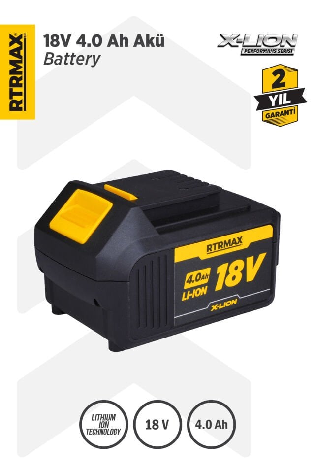 RTRMAX RTX1804 X-Lion Akü Yedek Batarya 4.0 Ah
