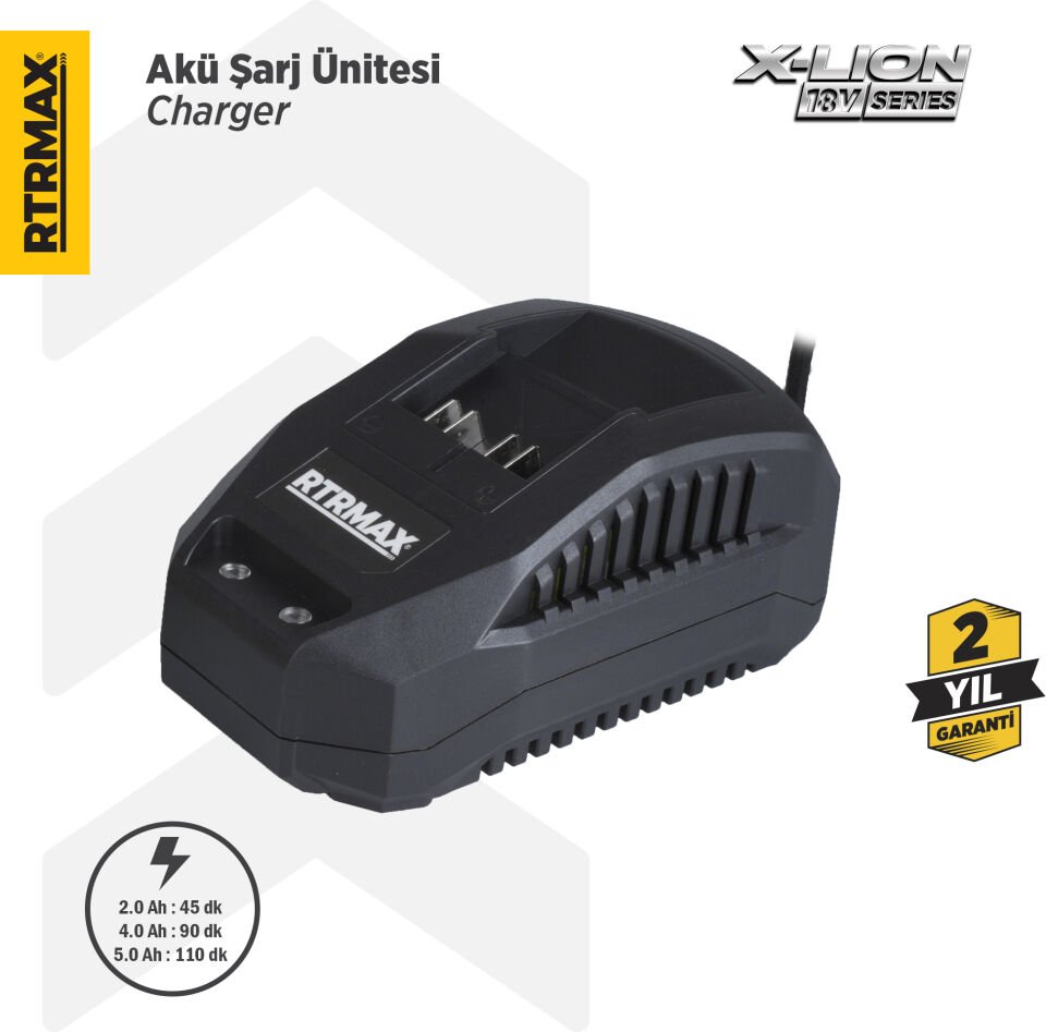 RTX1808 Akü Şarj Cihazı/Ünitesi 2.4A 18V Li-ion