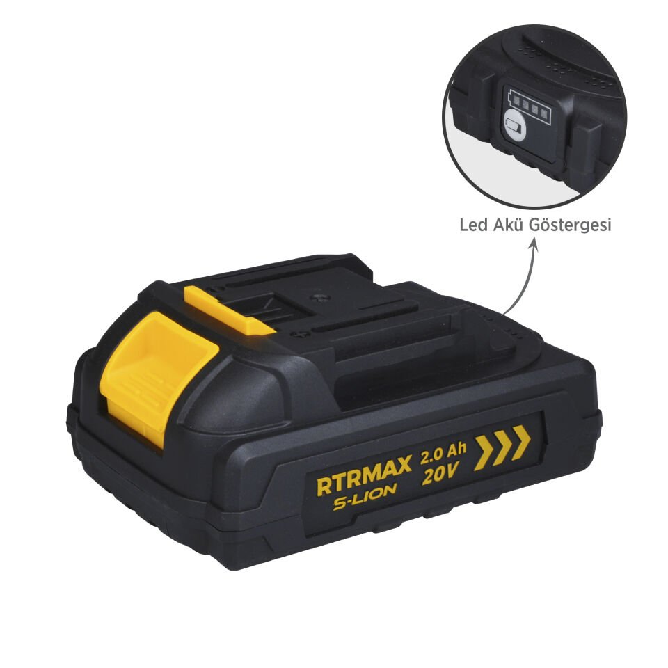 RTS5002 Smart-Lion 20V Akü Yedek Batarya 2.0 Ah