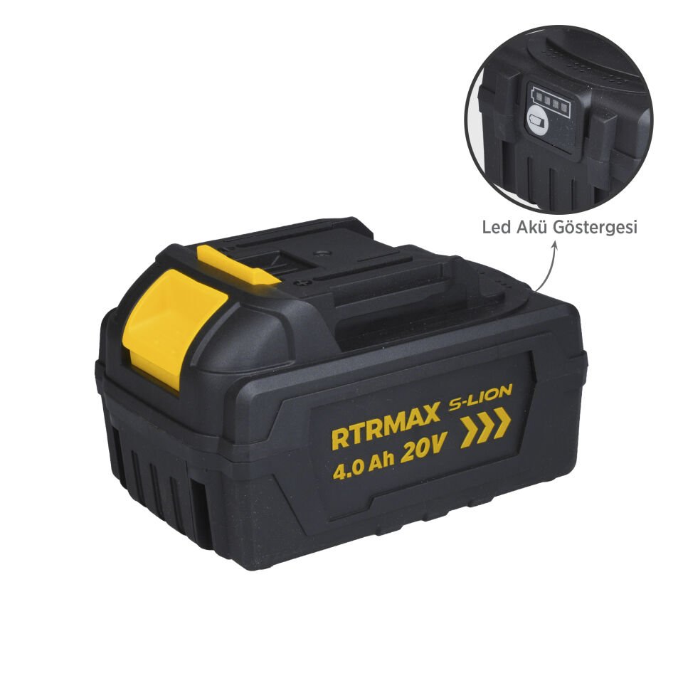 RTS5004 Smart-Lion 20V Akü Yedek Batarya 4.0 Ah
