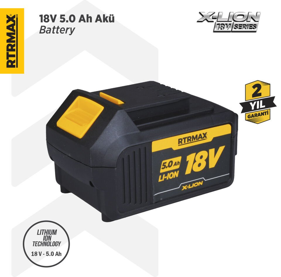 RTX1805 X-Lion Akü Yedek Batarya 5.0 Ah