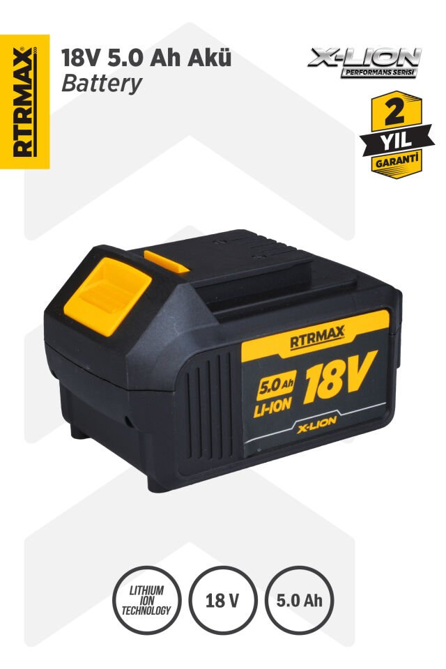 RTRMAX RTX1805 X-Lion Akü Yedek Batarya 5.0 Ah