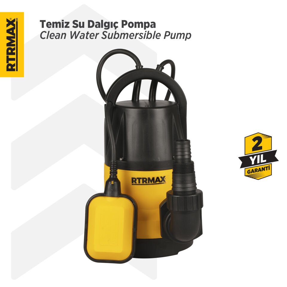 RTM814 Temiz Su Dalgıç Pompa 400 W 8 Mt