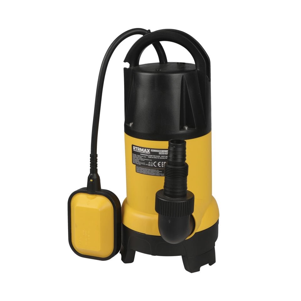 RTRMAX RTM839 Temiz-Kirli Su Dalgıç Pompa 900 W 8.5 Mt
