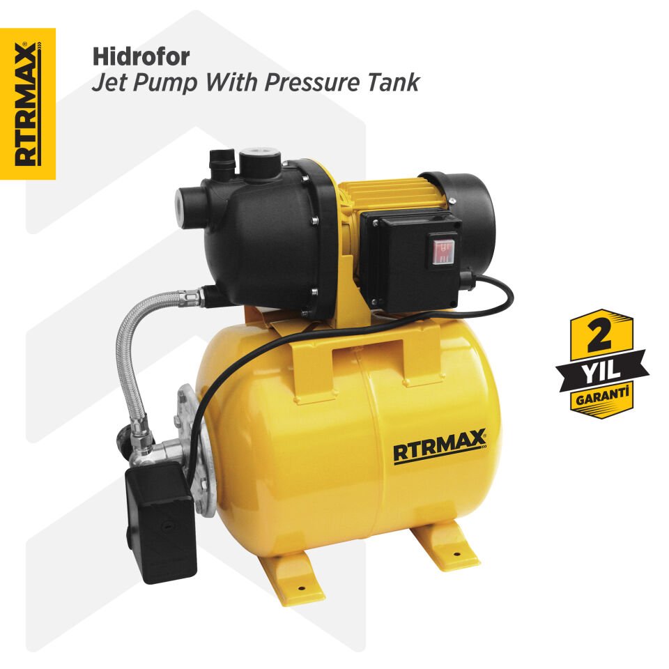RTM846 Hidrofor 600 W 1x1'' Çap 35 Mt