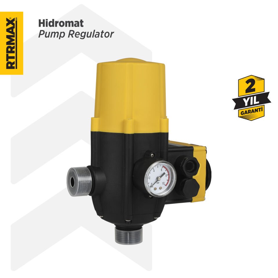 RTM858 Hidromat Barometre Prizli 1.5-2.2 Bar 1x1'' Çap
