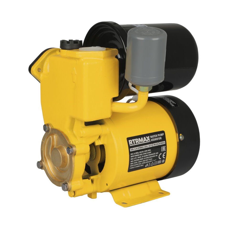 RTRMAX RTM863 Hidrofor 370 W 0.5 Hp 1x1'' Çap 35 Mt