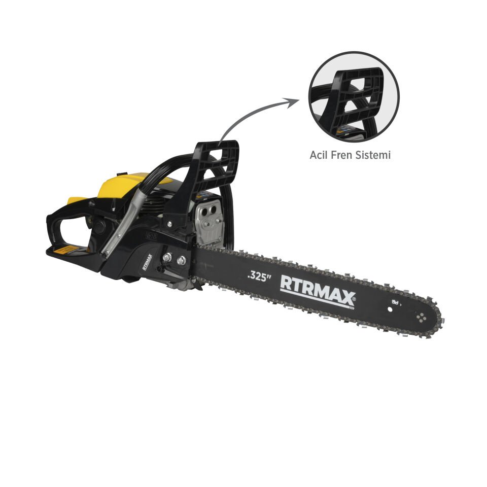 RTRMAX RTM960 Benzinli Ağaç Kesme Motoru 3 Hp 57 Cc 45 cm Pala