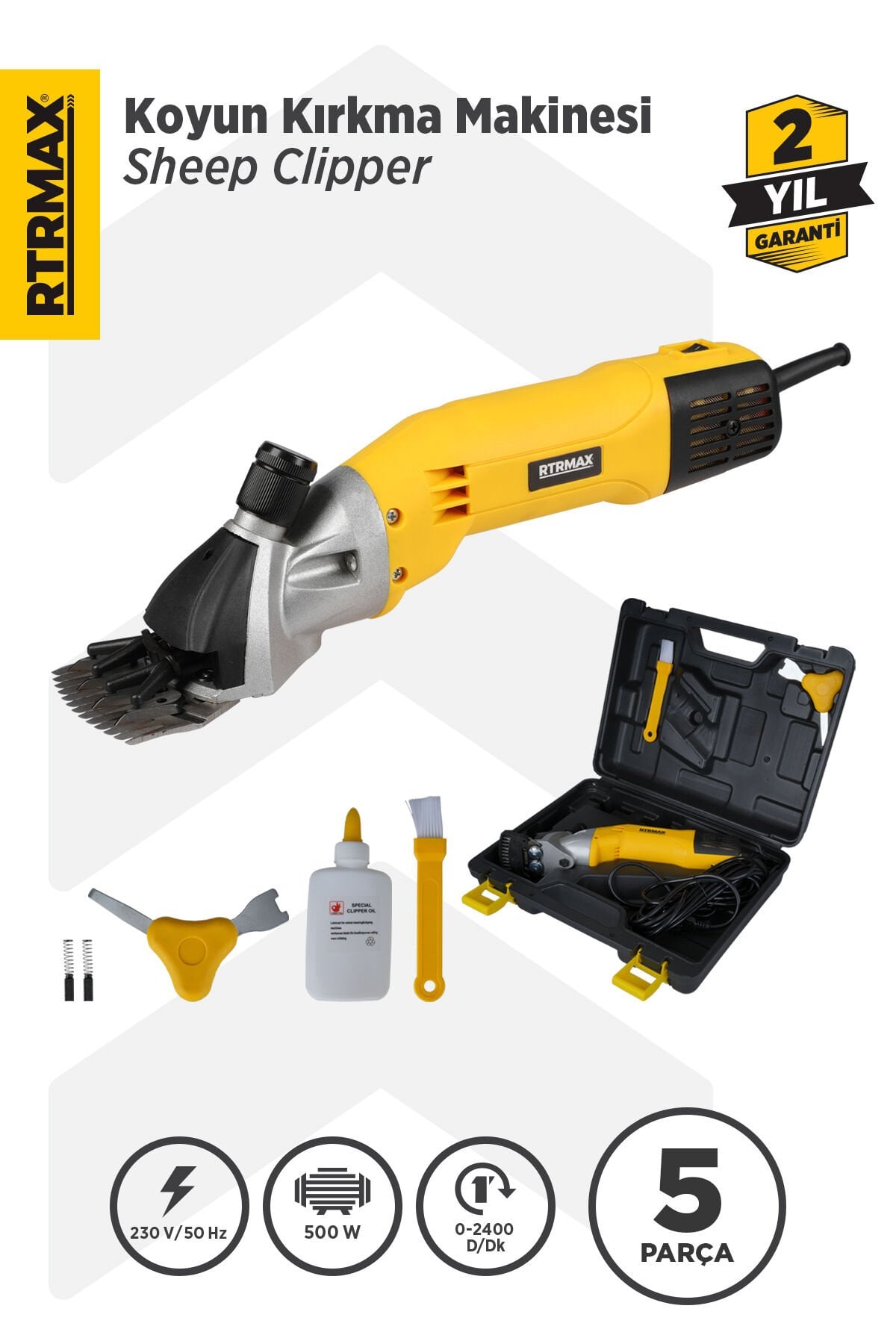 RTRMAX RTM923 Koyun Kırkma Makinası 500 W