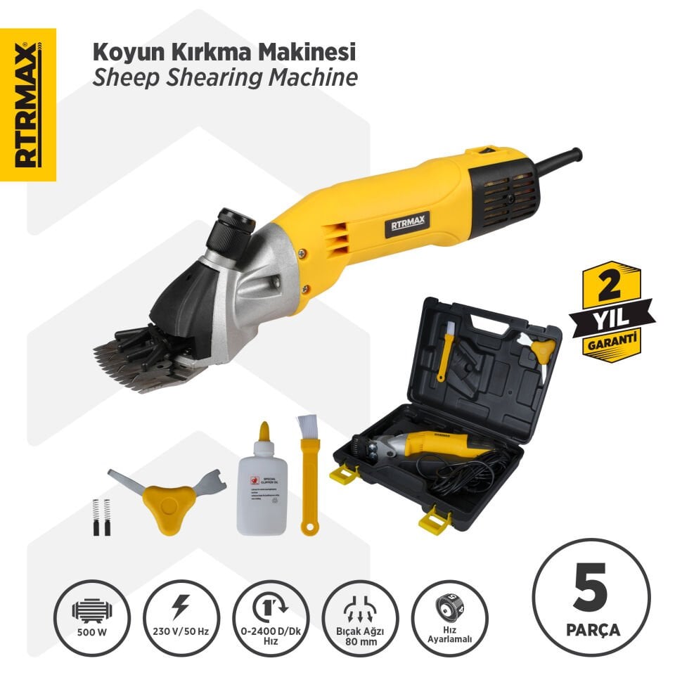 RTM923 Koyun Kırkma Makinası 500 W