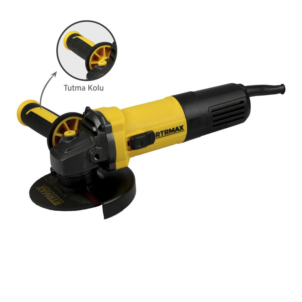RTM1080 Avuç Taşlama Makinası 115 mm 750 W Devir Ayarlı