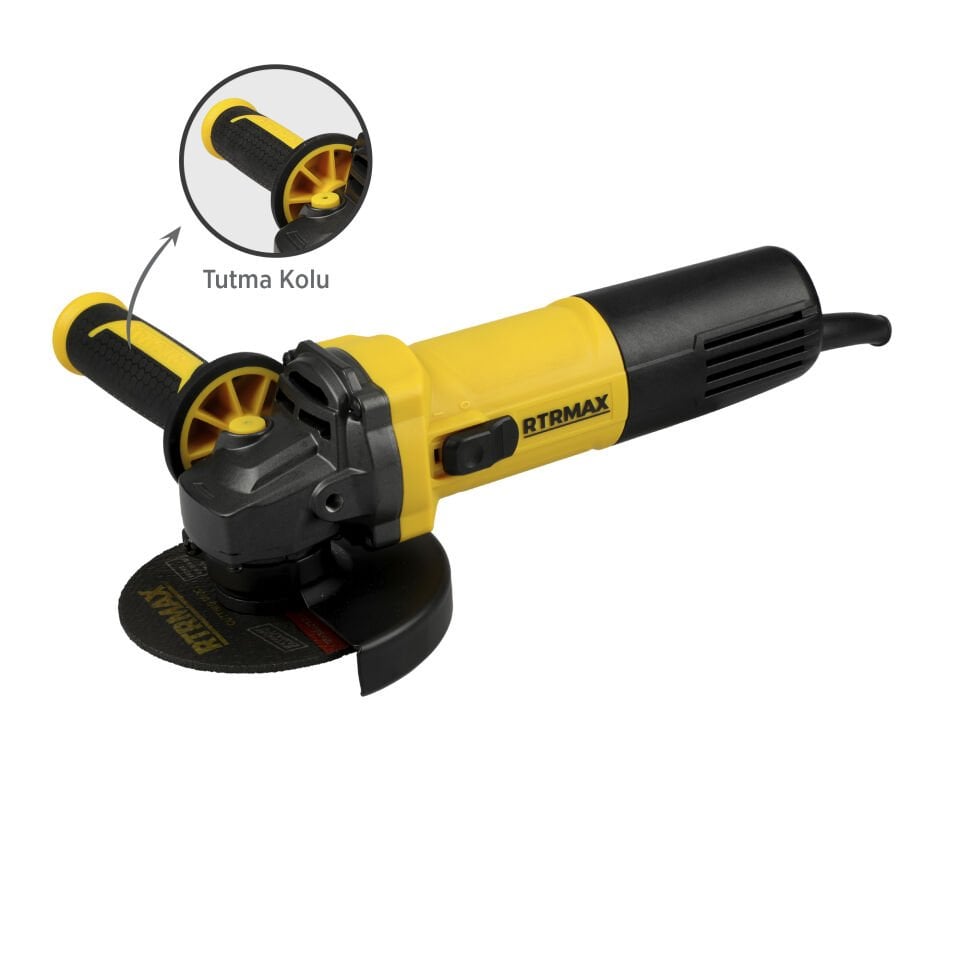 RTRMAX RTM1090 Avuç Taşlama Makinası 125 mm 950 W