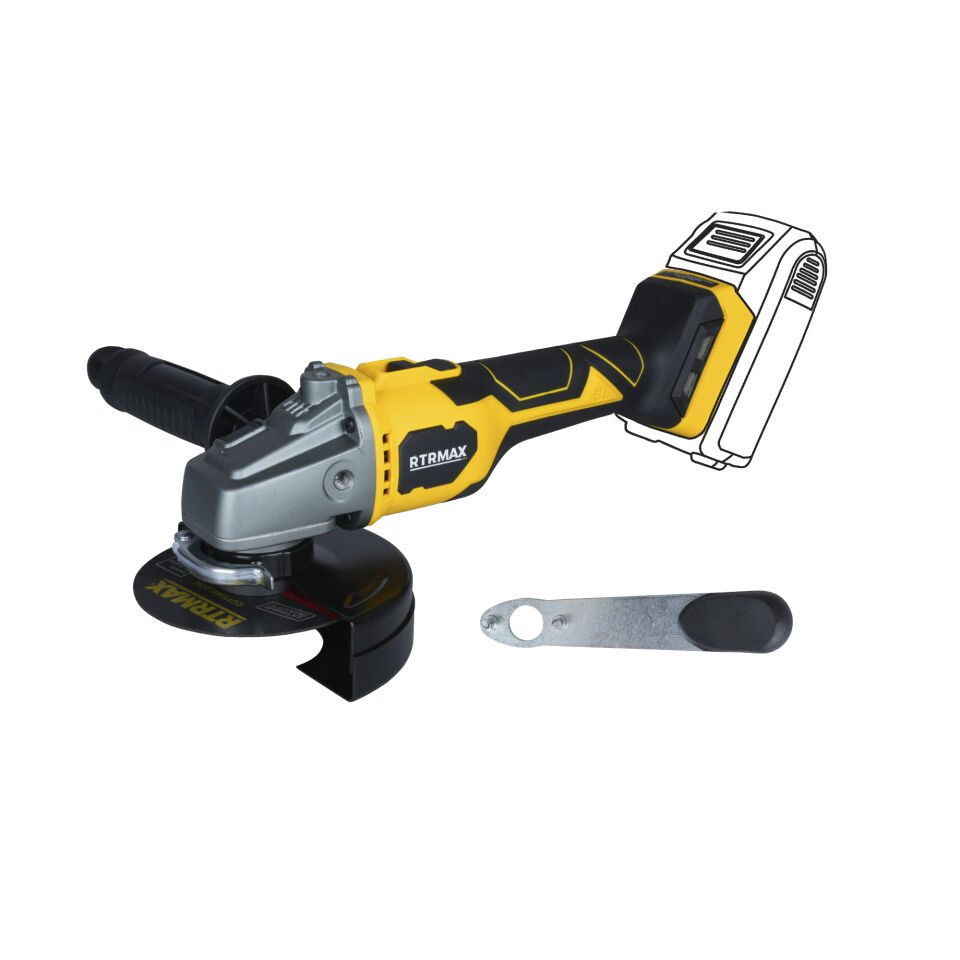 RTX3060B Şarjlı Avuç Taşlama Makinası Kömürsüz 125 mm - Akü Hariç