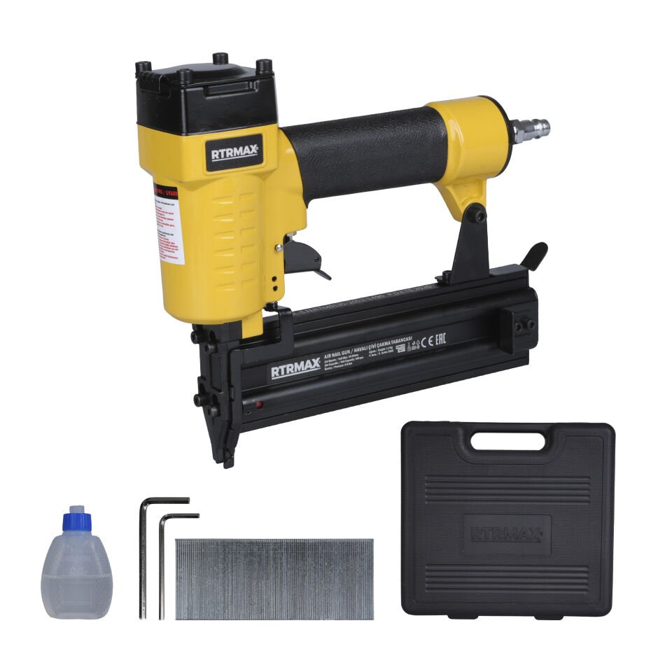 RTM0135 Havalı Çivi Çakma Tabancası 10-50 mm Çantalı