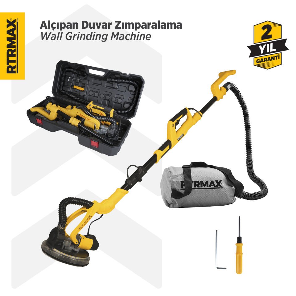RTM3793 Alçıpan Duvar Zımpara Makinası 710 W 225 mm