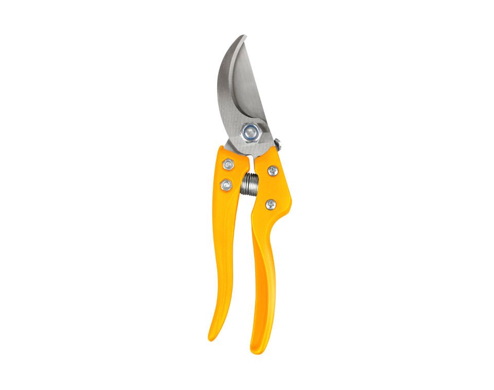 RH05814 Sarı Metal Saplı Bahçe Makası Boy: 20 cm Kesme Çapı: 25 mm
