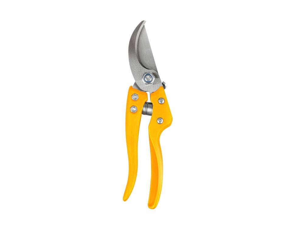 RTRMAX RH05814 Sarı Metal Saplı Bahçe Makası Boy: 20 cm Kesme Çapı: 25 mm