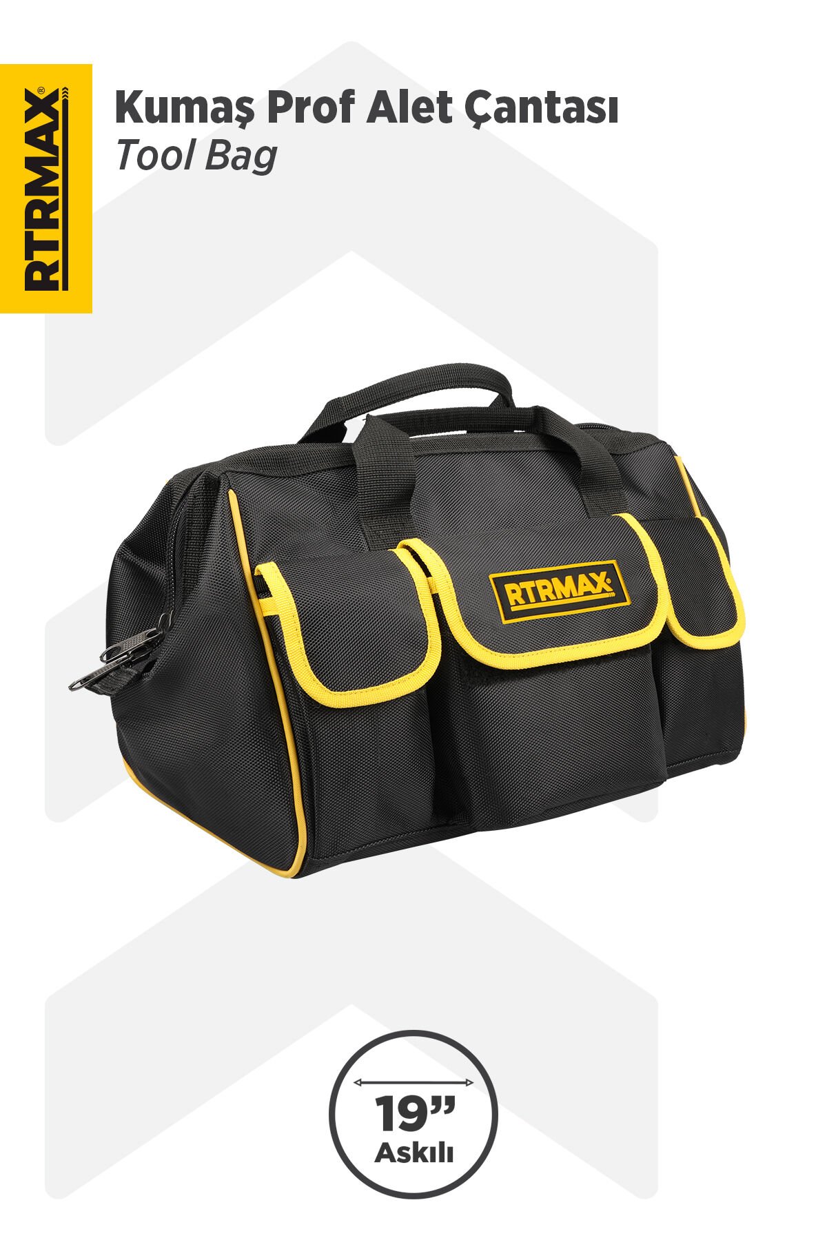 RTRMAX RTX1004 Askılı Profesyonel Kumaş Alet Çantası 19”
