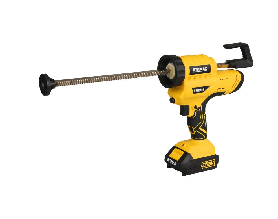RTX1878B Şarjlı Silikon Sosis Tabancası 300/600 ml - Akü Hariç