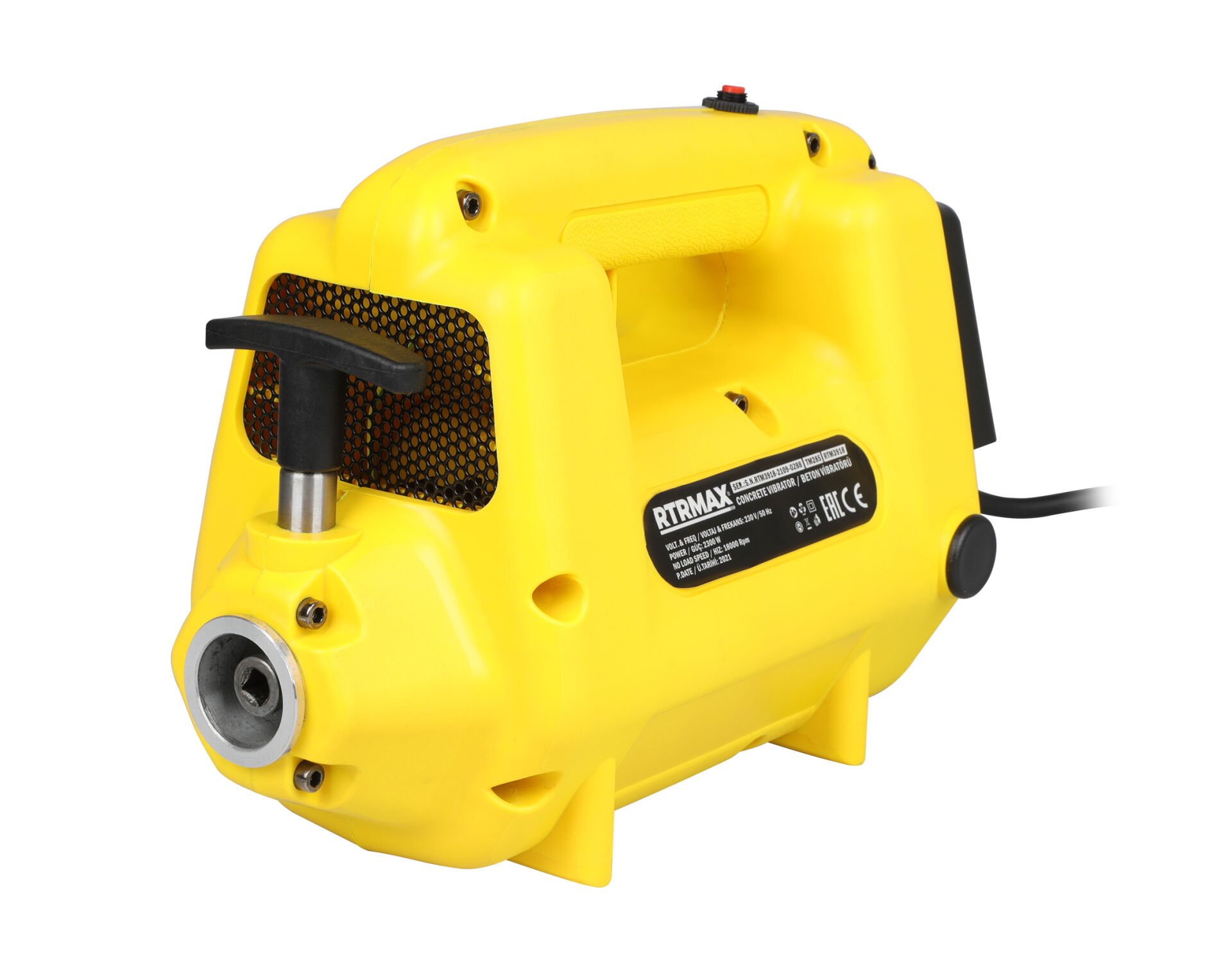 RTM3918 Beton Vibratörü 2300 W 18000 Rpm 45 mm