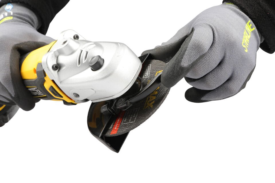 RTRMAX RTX2055B Şarjlı Avuç Taşlama Makinası Kömürsüz 115 mm - Akü Hariç