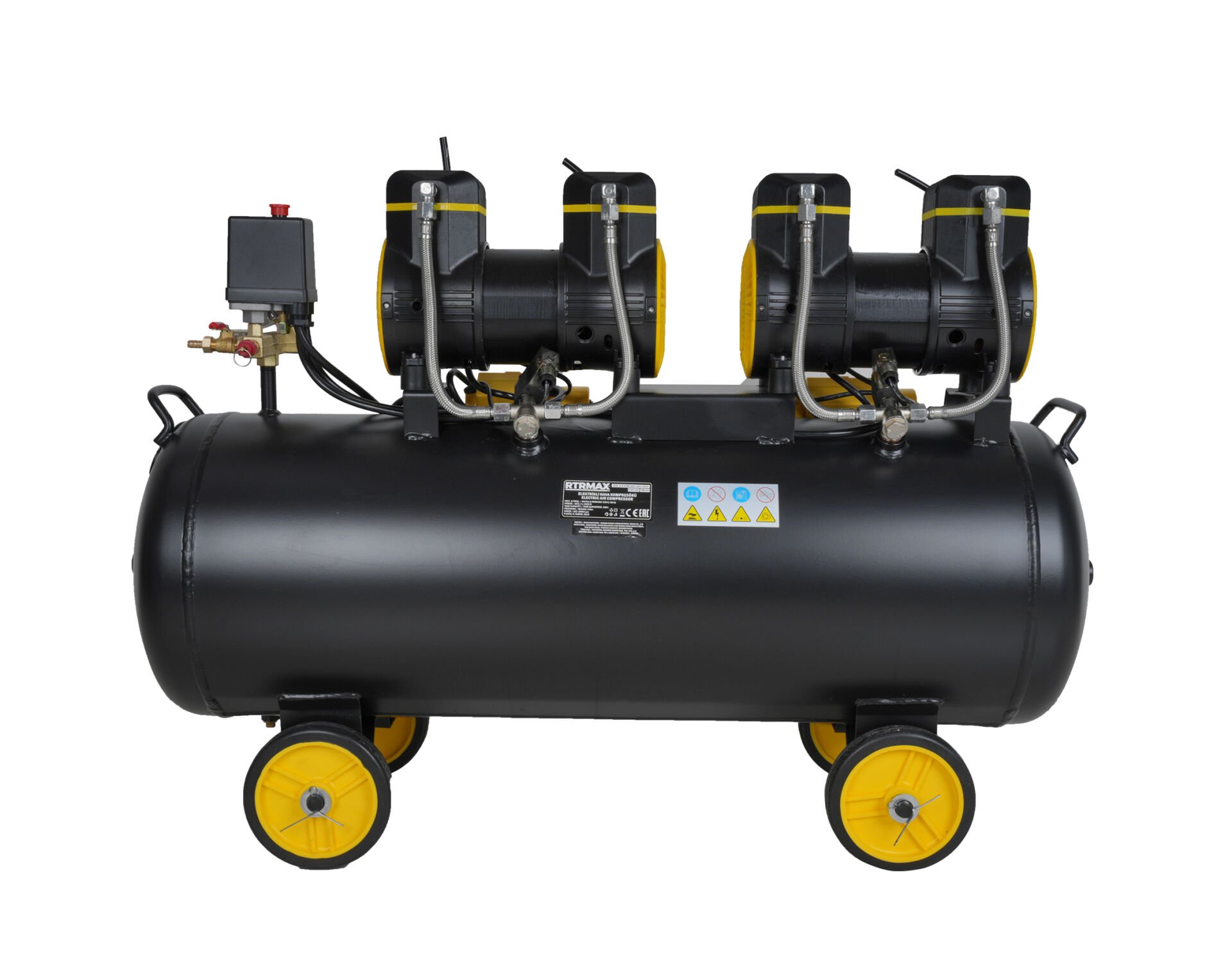 RTM7460 Yüksek Hızlı Yağsız Hava Kompresörü 100 Lt 4.0 Hp 8 Bar