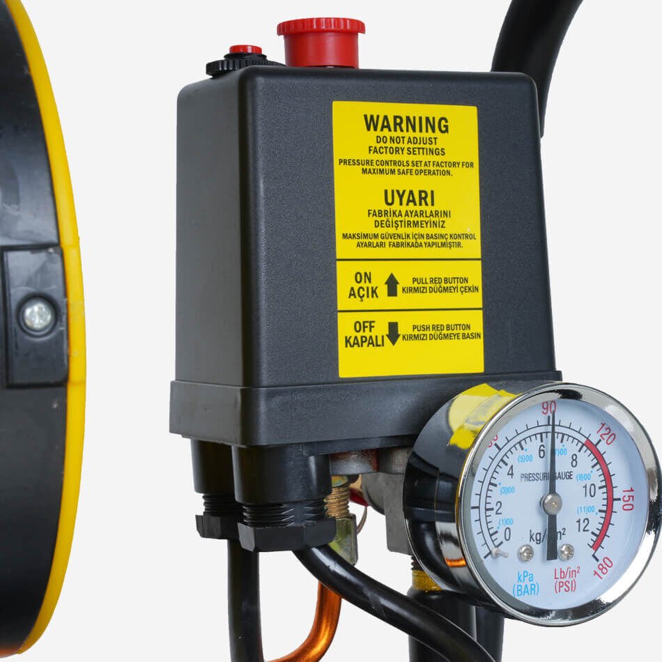 RTRMAX RTM7450 Yüksek Hızlı Yağsız Hava Kompresörü 50 Lt 2.0 Hp 8 Bar