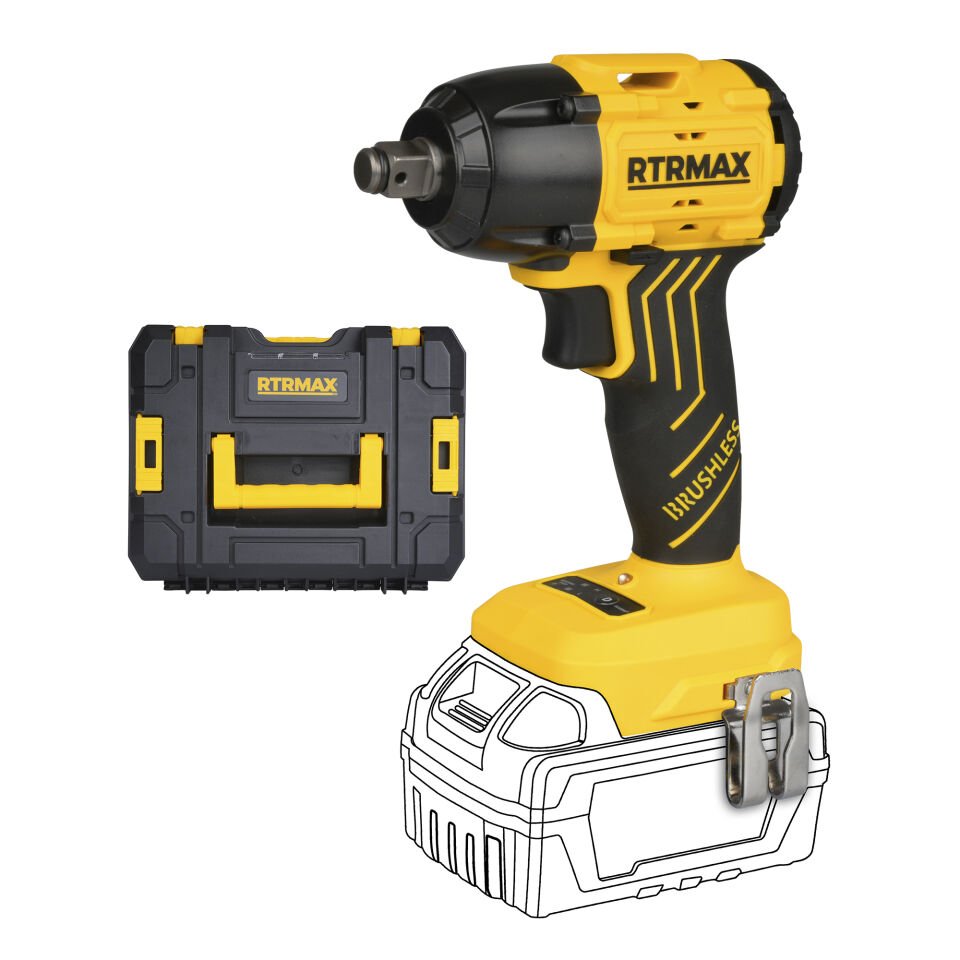 RTS5030B Şarjlı Somun Sıkma Makinası Kömürsüz 1/2'' 350 Nm - Akü Hariç