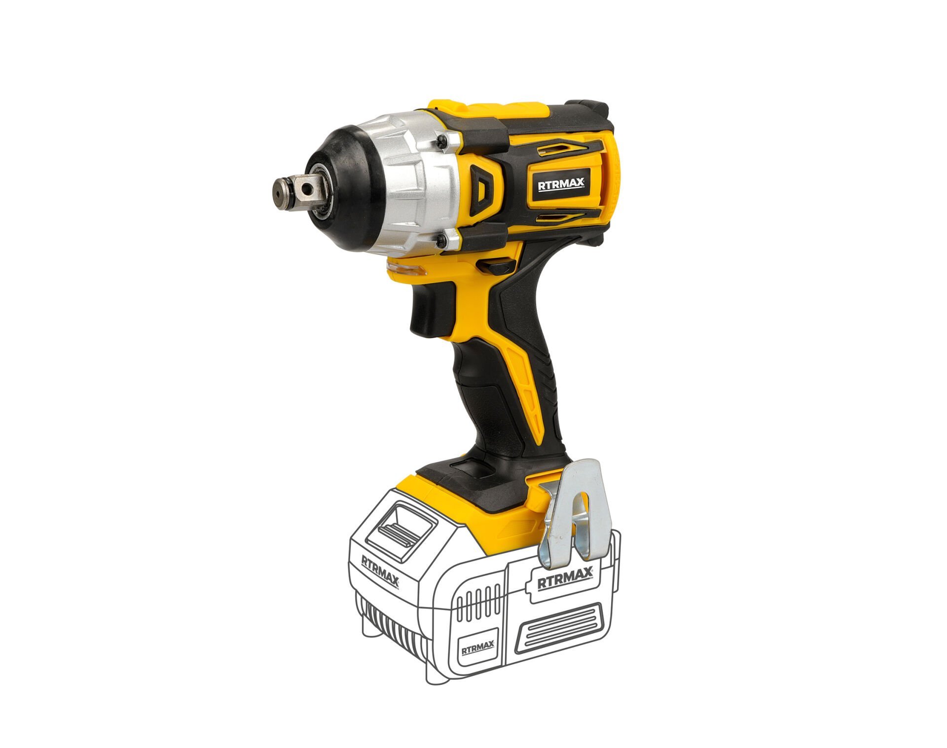 RTRMAX RTX2028B Şarjlı Somun Sıkma Kömürsüz 1/2 - Akü Hariç