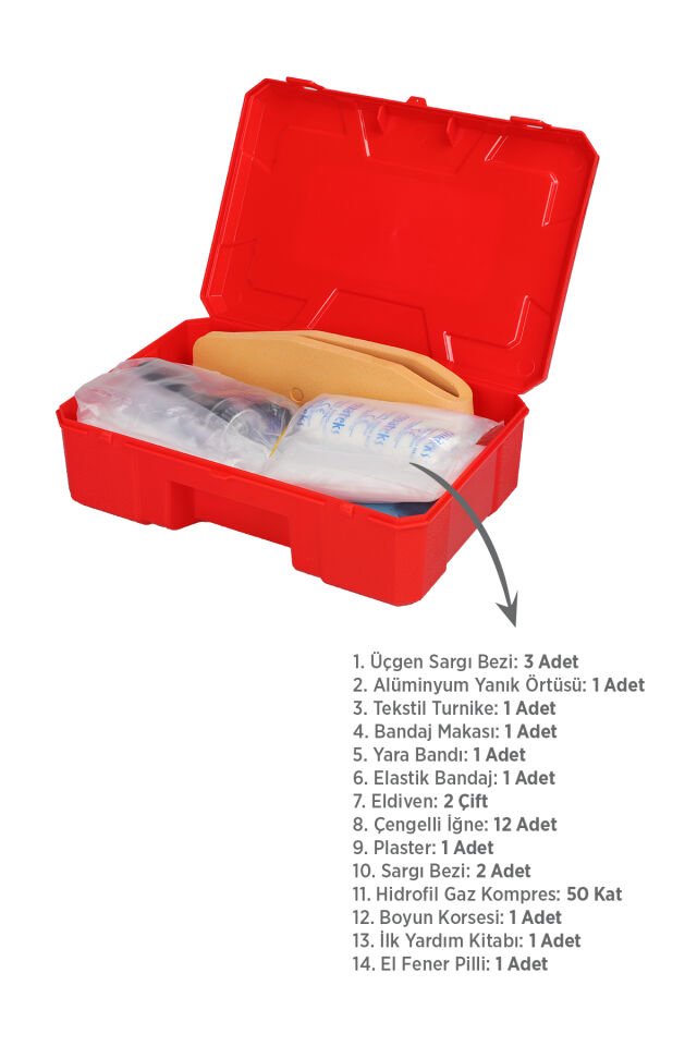 RTRMAX RCA5014 Araç İlk Yardım Seti - 78 Parça