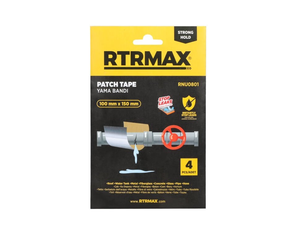 RTRMAX RNU0801 Yama Bandı 100 mm x 150 mm - 4 Adet