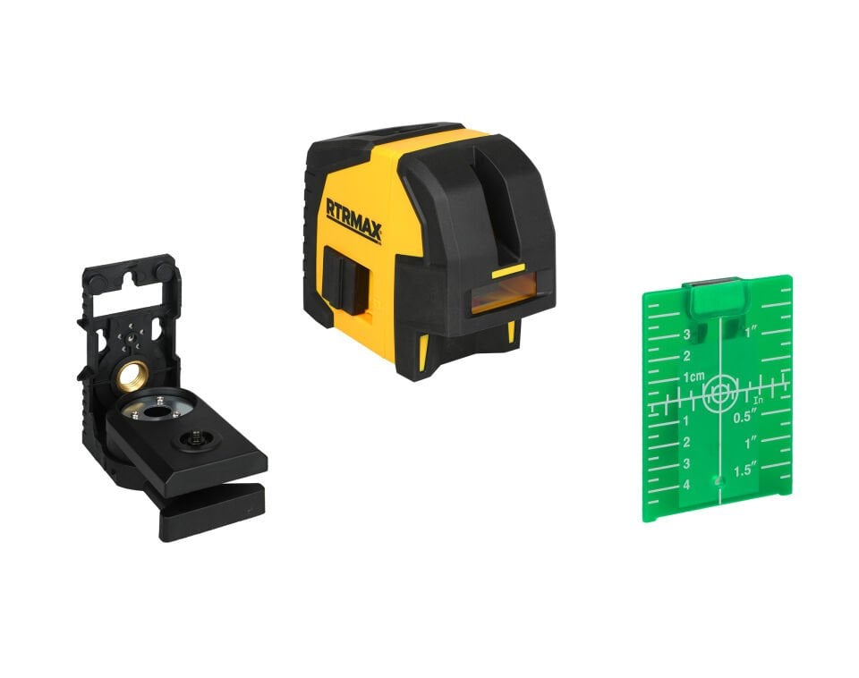 RTRMAX RTM050 Lazer Şakül Terazi 3 Noktalı 30 Mt Dikey/Yatay (Yeşil Renk)