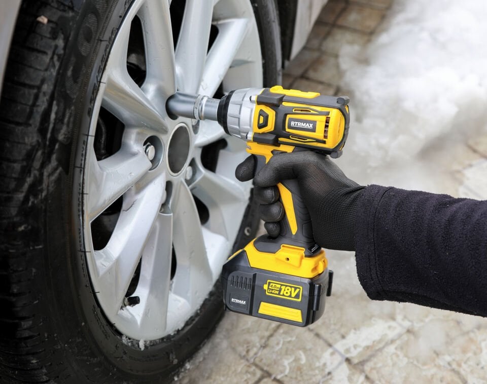 RTRMAX RTX2028 Şarjlı Somun Sıkma Kömürsüz 1/2 250 Nm 2x4 Ah Çift Akü X-Lion - Akü Dahil