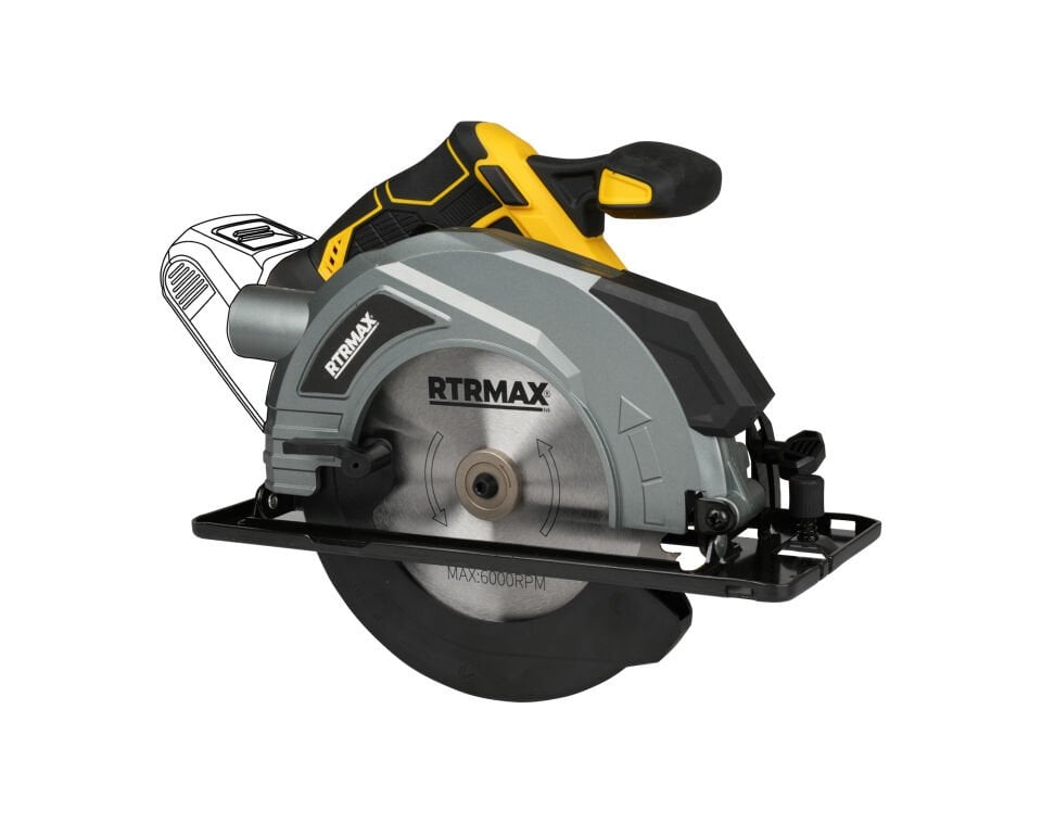 RTRMAX RTX3080B Şarjlı Daire Testere Kömürsüz 185 mm - Akü Hariç