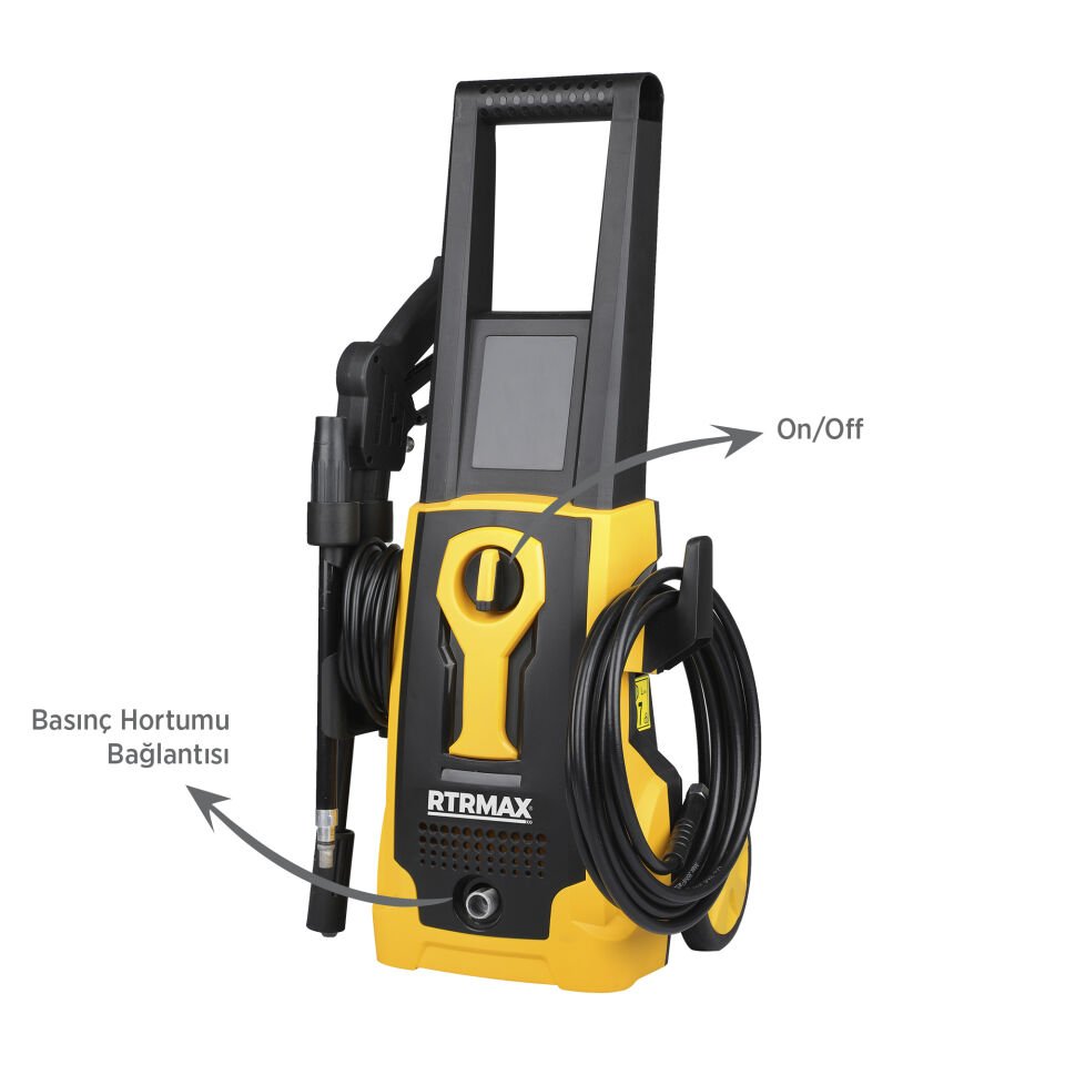 RTRMAX RTM710 Yüksek Basınçlı Yıkama 1600 W 135 Bar