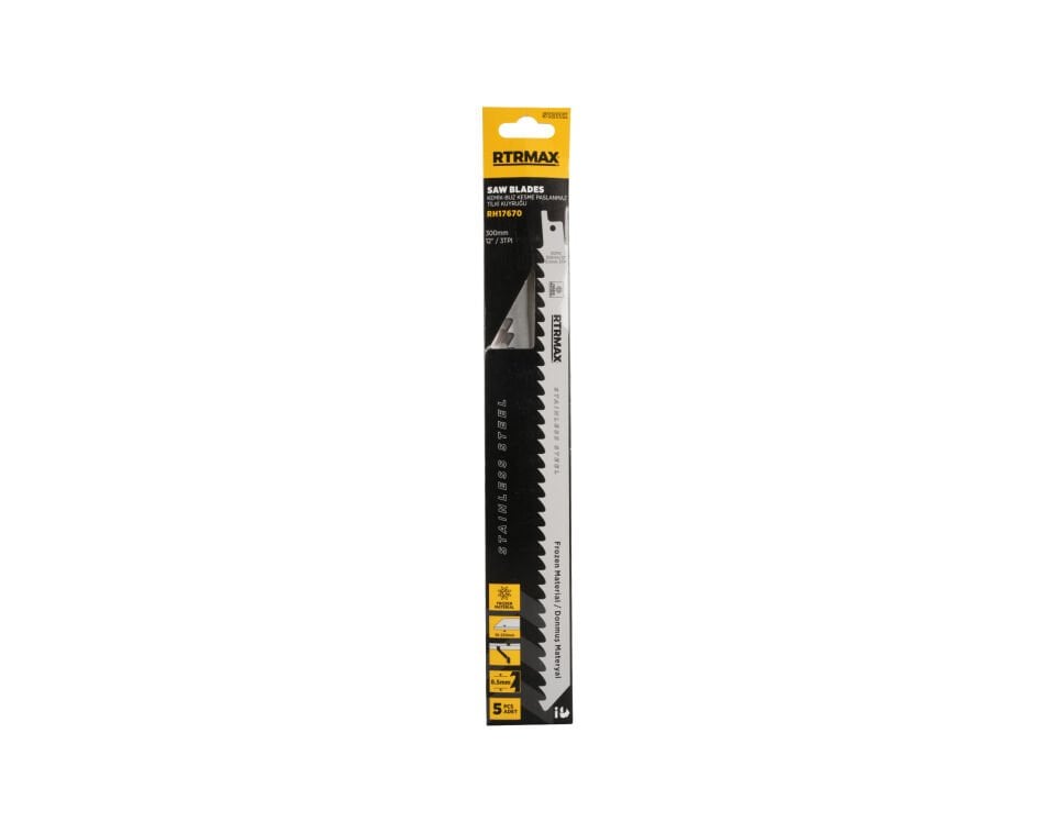 RTRMAX RH17670 Kemik - Buz Kesme Paslanmaz Tilki Kuyruğu - 1211K Model 300 mm - 5 Adet