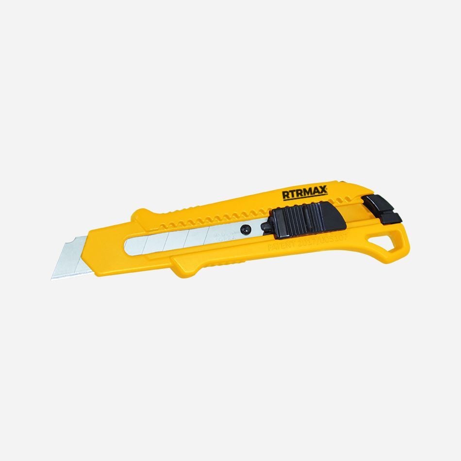 RAK119 Falçata Maket Bıçağı - Plastik - Geniş - Sarı