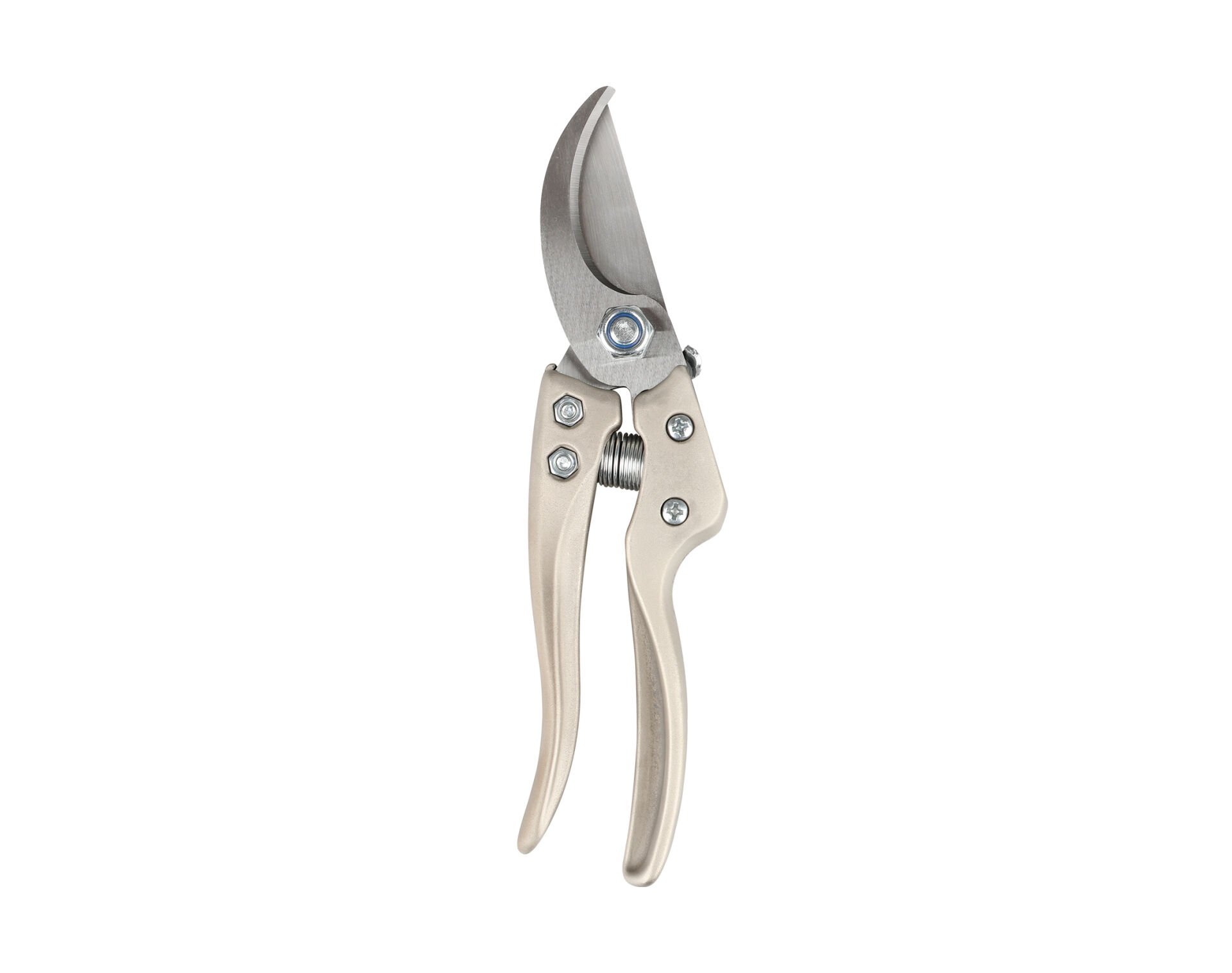 RH05820 Saten Krom Metal Saplı Bahçe Makası Boy: 19.5 cm Kesme Çapı: 25 mm