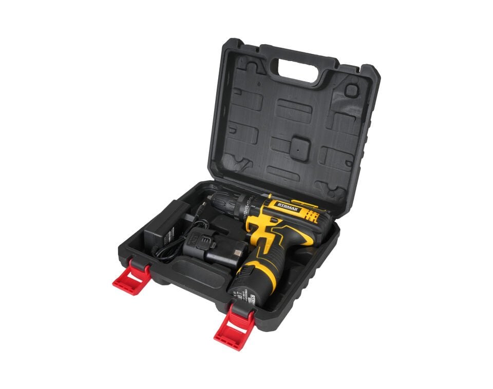 RTRMAX RTM340 Şarjlı Matkap 26 Nm 2x2 1.5 Ah Çift Akü X-Lion - Akü Dahil