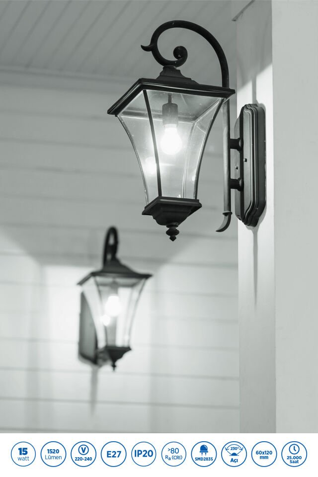 RTL01105 Rother A60 LED Ampul 15W E27 1520 Lümen 6500K Beyaz Işık - Enerji Tasarruflu Ampul