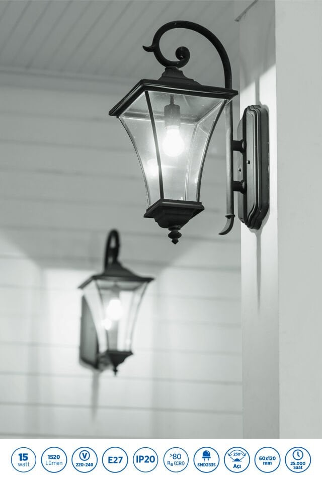 ROTHER RTL01105 Rother A60 LED Ampul 15W E27 1520 Lümen 6500K Beyaz Işık - Enerji Tasarruflu Ampul