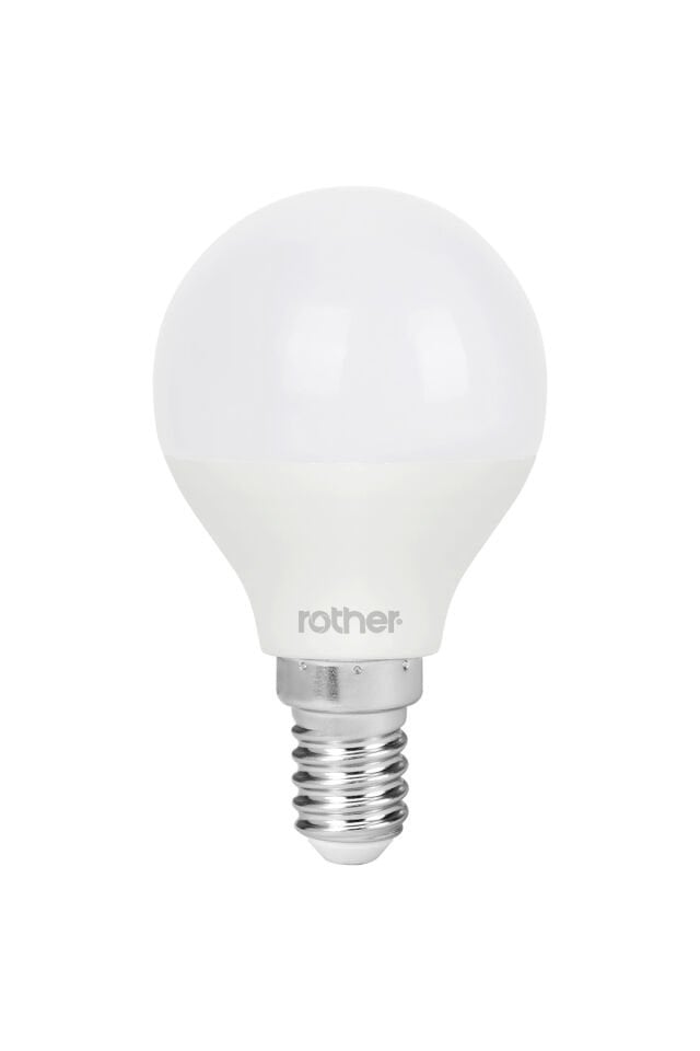 RTL09221 Rother G45 LED Ampul 6W E14 470 Lümen 3000K Sarı Işık - Enerji Tasarruflu Ampul