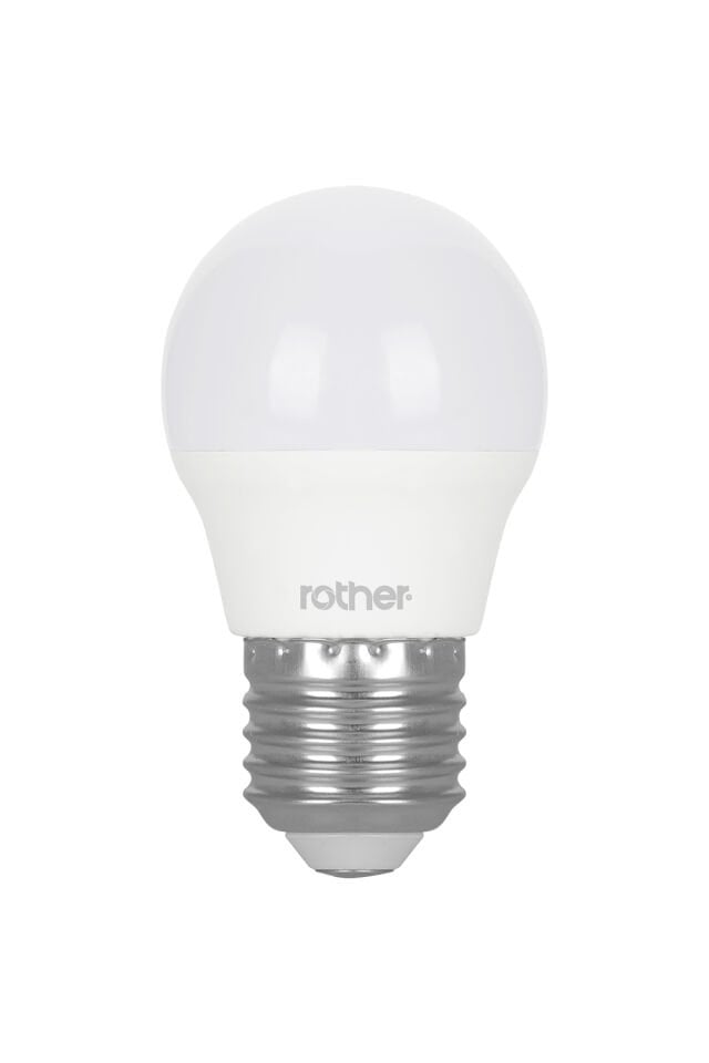 RTL09121 Rother G45 LED Ampul 6W E27 470 Lümen 3000K Sarı Işık - Enerji Tasarruflu Ampul