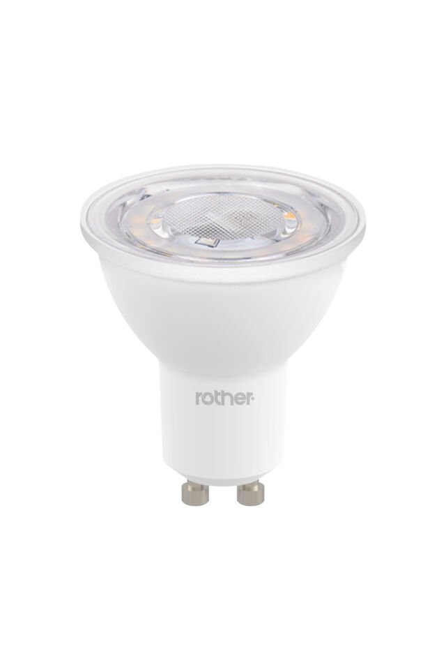 RTL11123 Rother GU10 LED Spot Ampul 8W 700 Lümen 3000K Sarı Işık - Enerji Tasarruflu Ampul