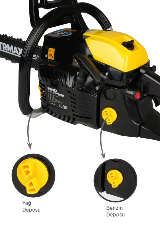 RTM960SET Benzinli Ağaç Kesme Motoru 2'li Set -Eldiven