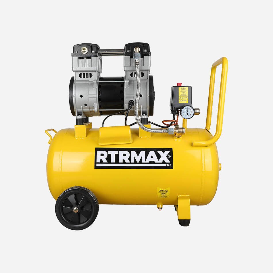 RTM735 Sessiz Hava Kompresörü 50 Lt 1.50 Hp / 1.10 Kw 8 Bar