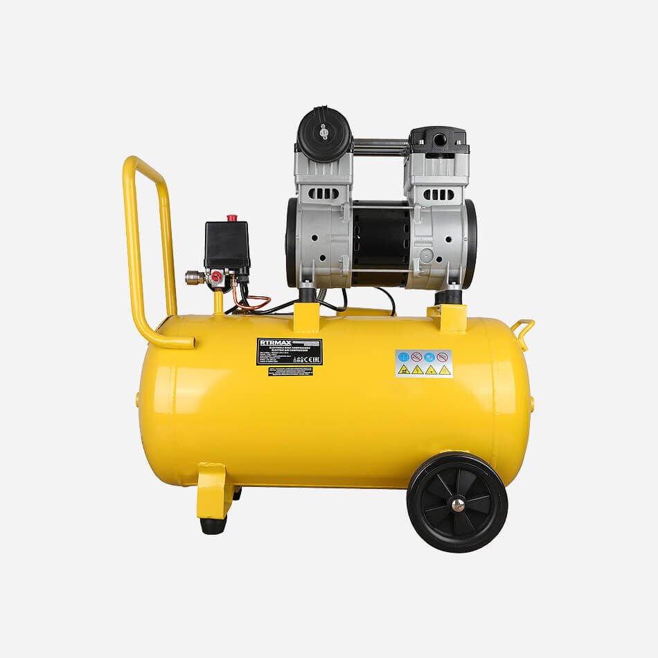 RTM735 Sessiz Hava Kompresörü 50 Lt 1.50 Hp / 1.10 Kw 8 Bar