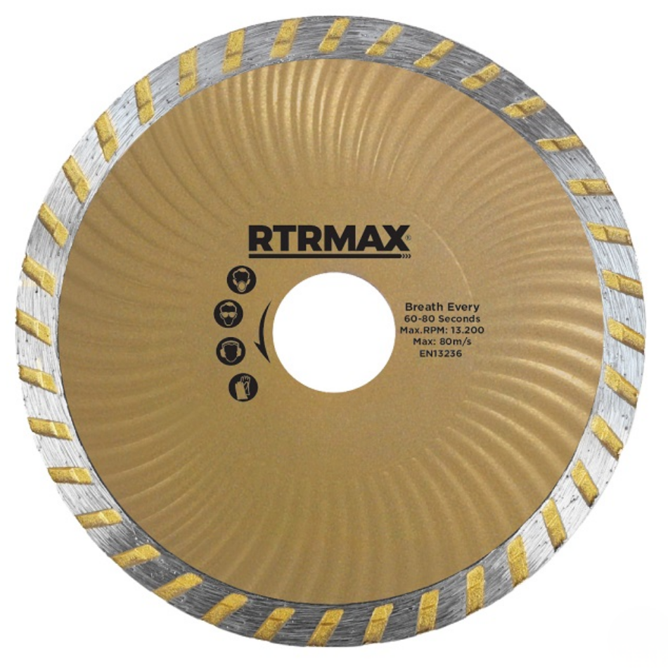 RET180 Turbo Kanallı Elmas Testere 180 x 22 mm